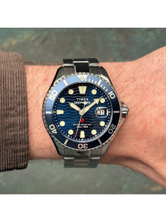 Timex Timex Hodinky TW2W81900 Stříbrná