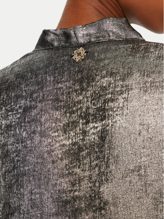 Rinascimento Rinascimento Bluzka CFC0121735003 Srebrny Regular Fit