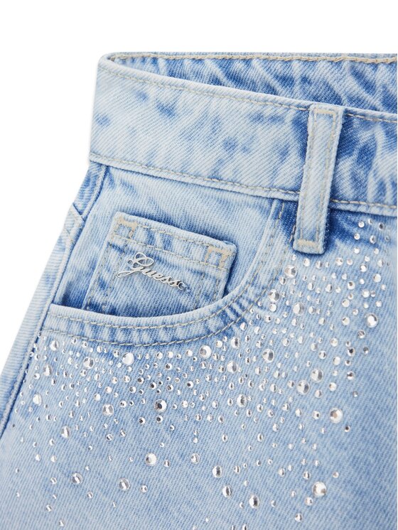 Guess Guess Džínsové šortky J6GD40 D45E0 Modrá Regular Fit