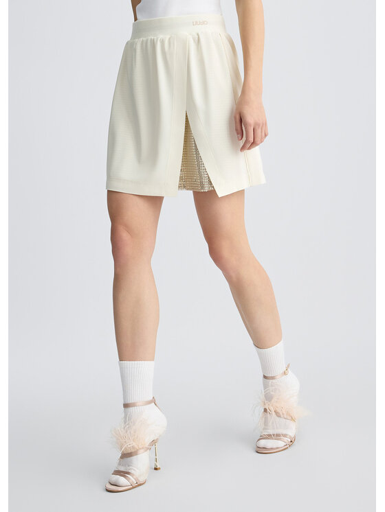 Liu Jo Liu Jo Minigonna TA5262TS423 Beige Regular Fit