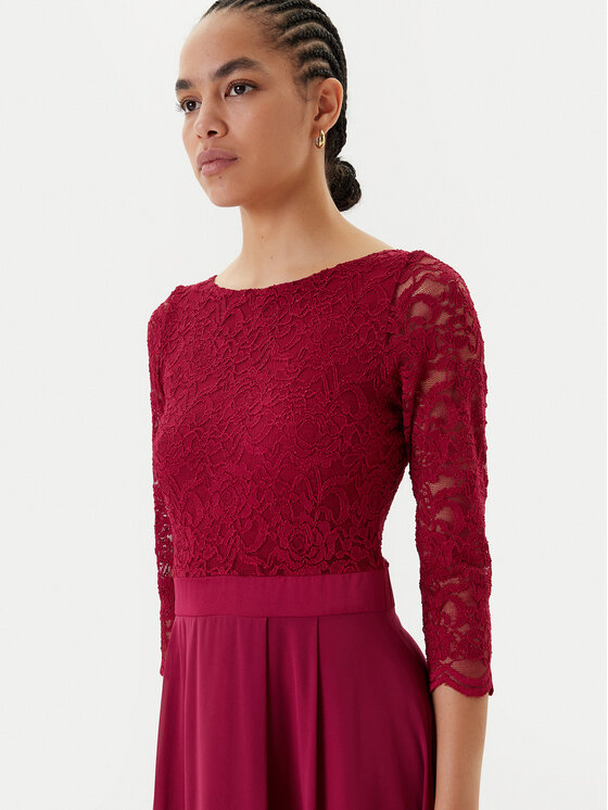 Swing Swing Abendkleid 5AI11800 Dunkelrot Regular Fit
