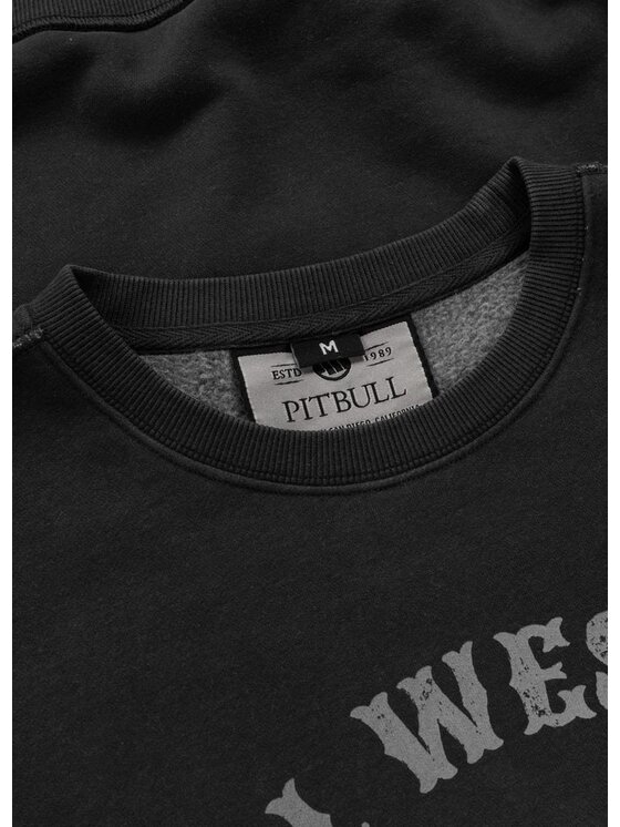 PITBULL PITBULL Bluza Washed STRENGHT & RESPECT Szary Regular Fit