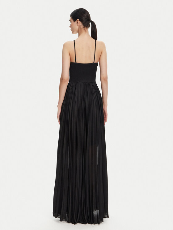 PINKO PINKO Večerné šaty 104994 A2DM Čierna Regular Fit