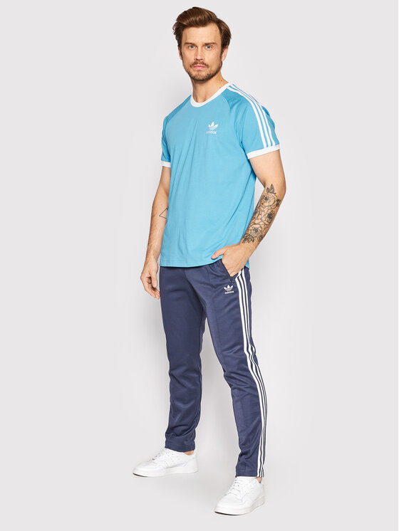 T-shirt adicolor Classics Trace HB9527 Blu Slim