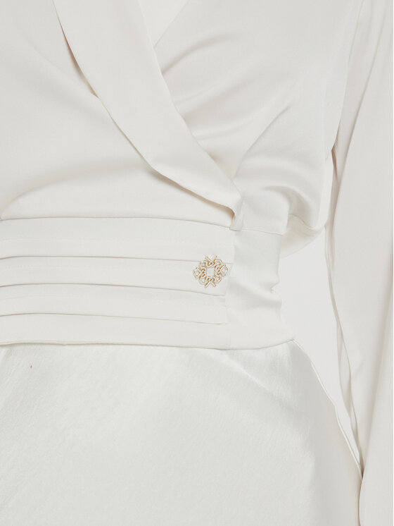 Rinascimento Rinascimento Majica CFC0120273003 Écru Regular Fit