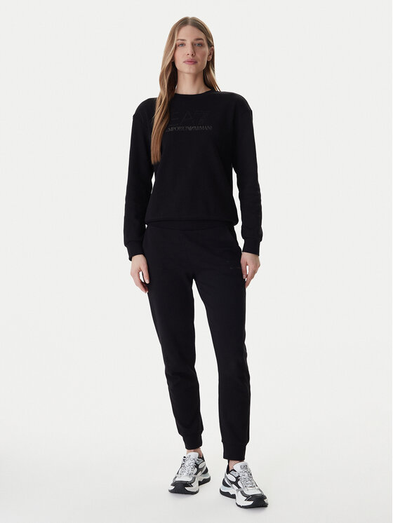 EA7 Emporio Armani EA7 Emporio Armani Pulóver 7W000953 AF15831 Fekete Regular Fit