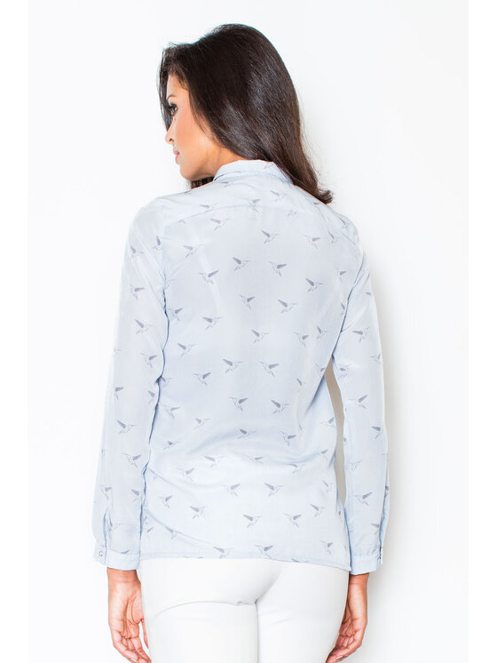 FIGL FIGL Košeľa M284 Modrá Regular Fit