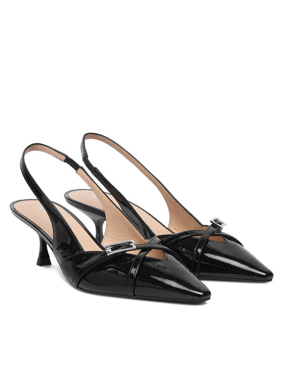 Stuart Weitzman Stuart Weitzman Salonarji Georgie Slingback 50 SM977 Črna