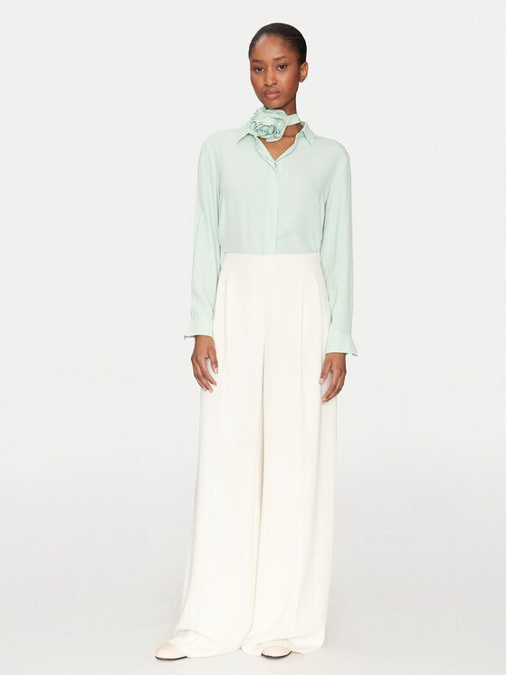 Marella Marella Camicia Inaco 2513111161 Verde Regular Fit