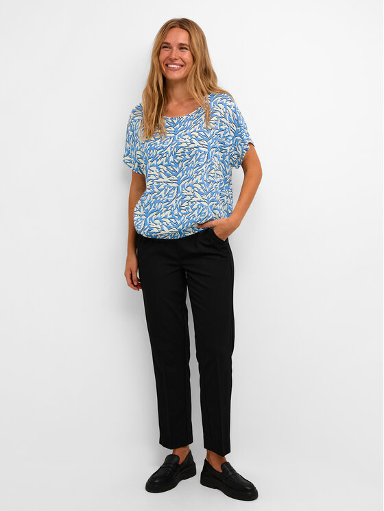 Kaffe Kaffe Bluse Jetta 10508417 Blau Regular Fit