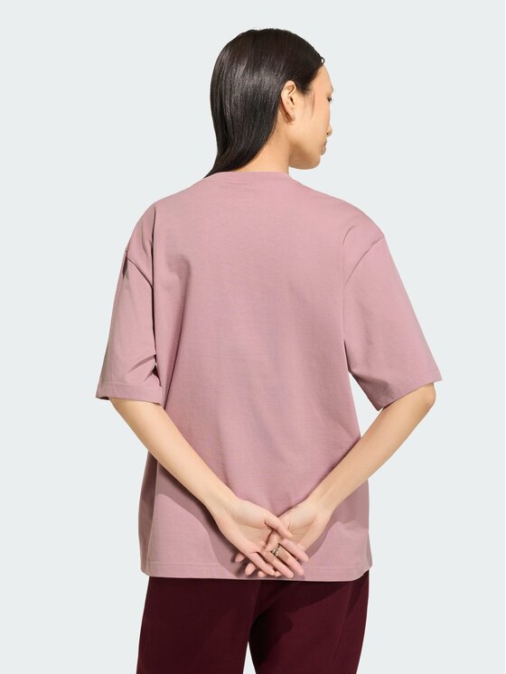 adidas adidas T-Shirt 165409 Fioletowy Oversize