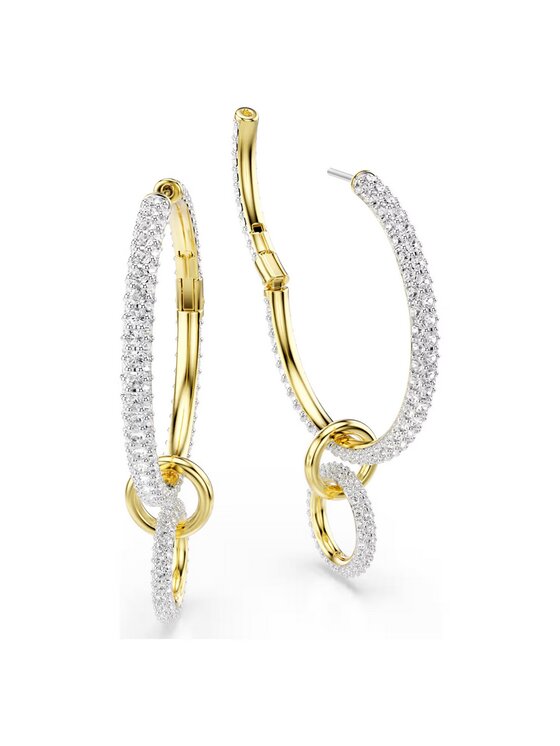 Swarovski Swarovski Kolczyki kreole Dextera 5738201 Złoty