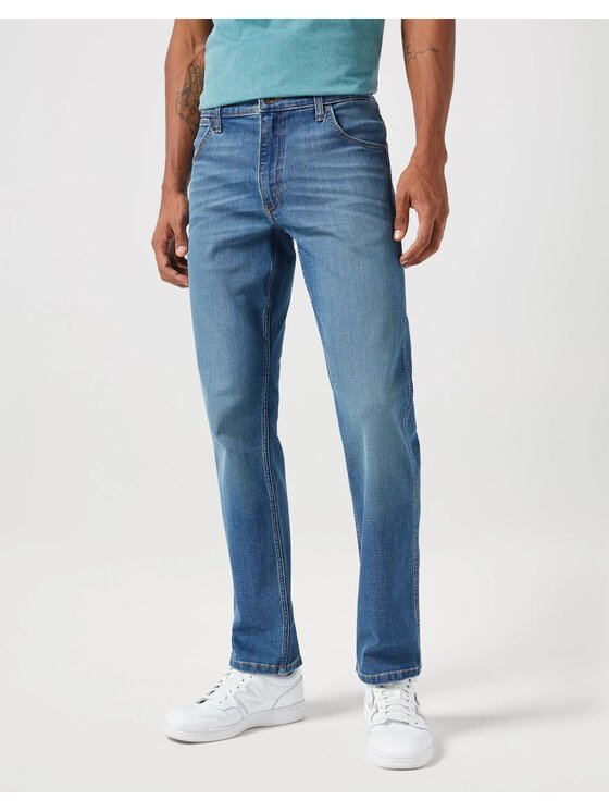 Wrangler Wrangler Jeansy REGULAR FIT Niebieski Regular Fit