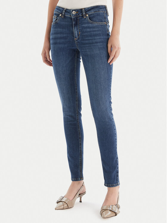 Liu Jo Liu Jo Jeans hlače UF5013 D0236 Modra Bottom Up Fit