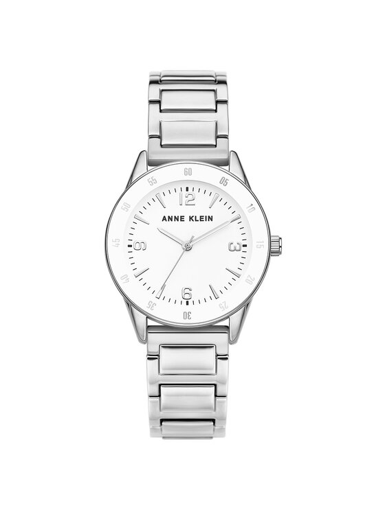 Anne Klein Anne Klein Zegarek AK-3603WTSV Srebrny