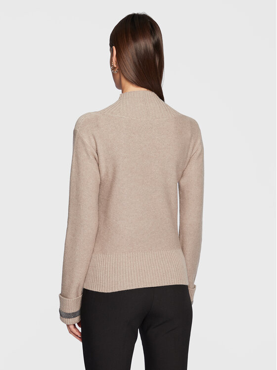 Fabiana Filippi Fabiana Filippi Pullover MAD222W062 Beige Regular Fit