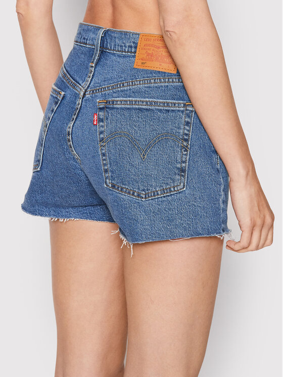 Levi's® Levi's® Jeans kratke hlače 501® 56327-0242 Modra Slim Fit