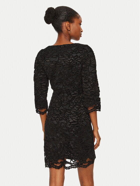 Rinascimento Rinascimento Коктейльна сукня CFC0121734003 Чорний Slim Fit