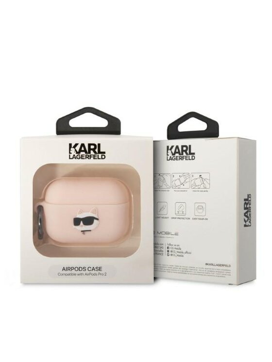 KARL LAGERFELD KARL LAGERFELD Etui na słuchawki AirPods Pro 2 Różowy