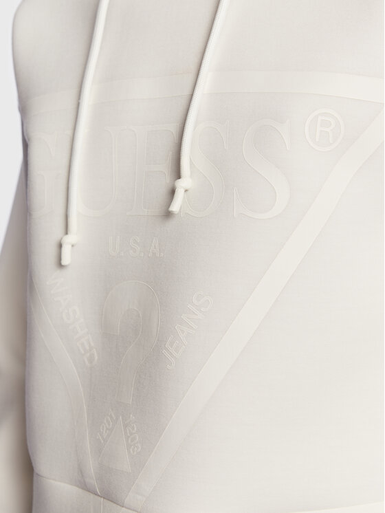 Guess Guess Μπλούζα New Alisa V2YQ08 K7UW2 Λευκό Relaxed Fit