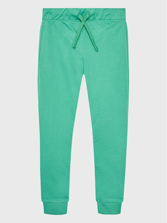 United Colors Of Benetton Pantaloni trening 3BC1CF02M Verde Regular Fit