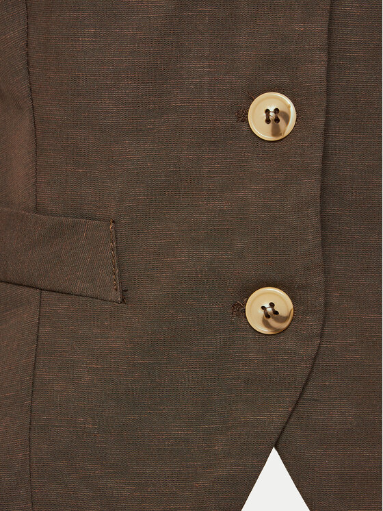 ViCOLO ViCOLO Vestă Giacca TB1569 Maro Regular Fit