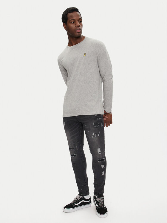 Brave Soul Brave Soul Pikkade varrukatega T-särk MLT-69FRANZC Hall Regular Fit
