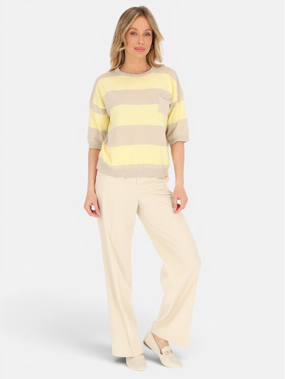 L’AF L’AF Sweter Aria Beżowy Oversize