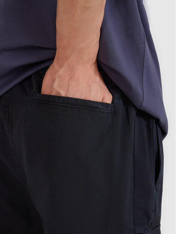 4F 4F Pantaloni di tessuto 4FRSS25TTROM1459-20S Nero Regular Fit