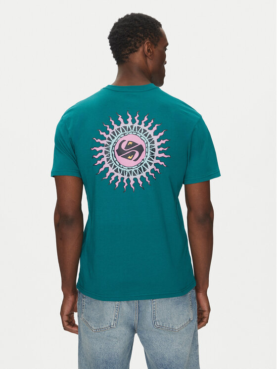 Quiksilver Quiksilver T-shirt EQYZT08046 Zelena Regular Fit