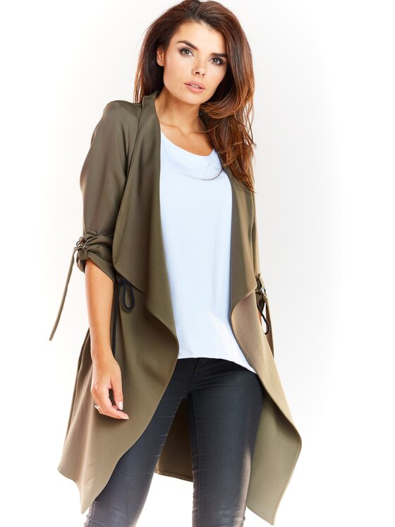Awama Awama Giacca da abito A335 Cachi Basic Fit
