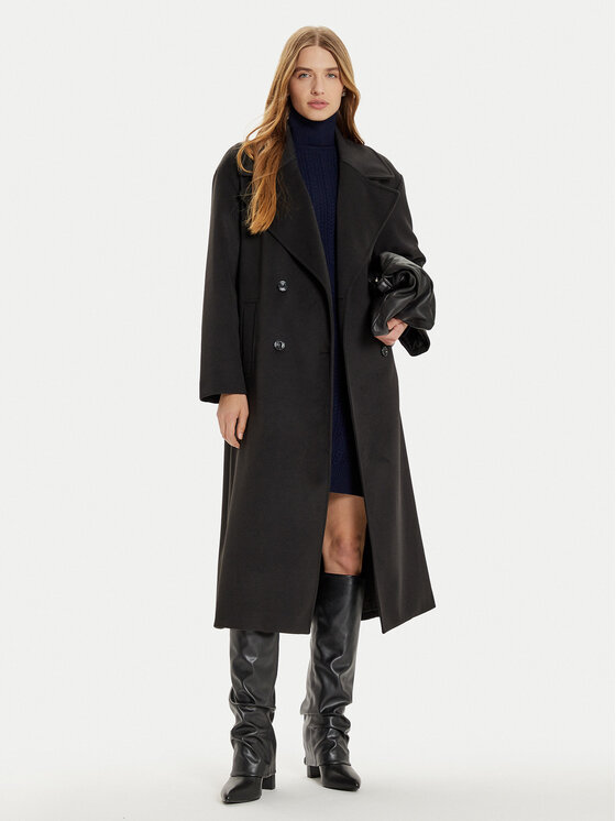 Imperial Imperial Zimní kabát KI54IID Černá Loose Fit