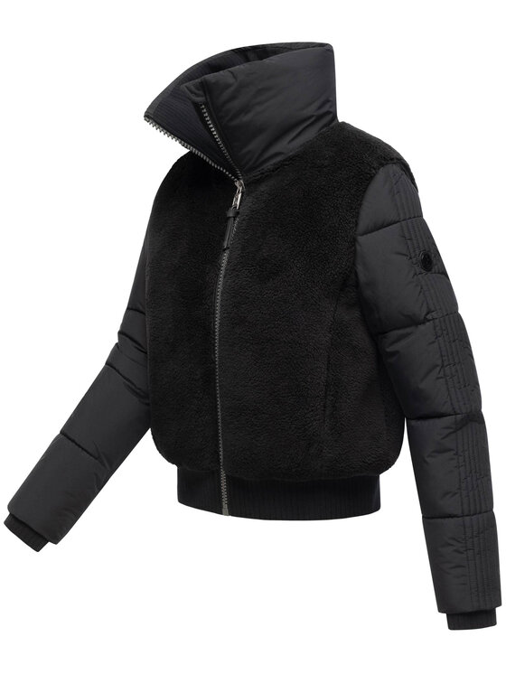 Navahoo Navahoo Kurtka zimowa Teddyzone Czarny Regular Fit