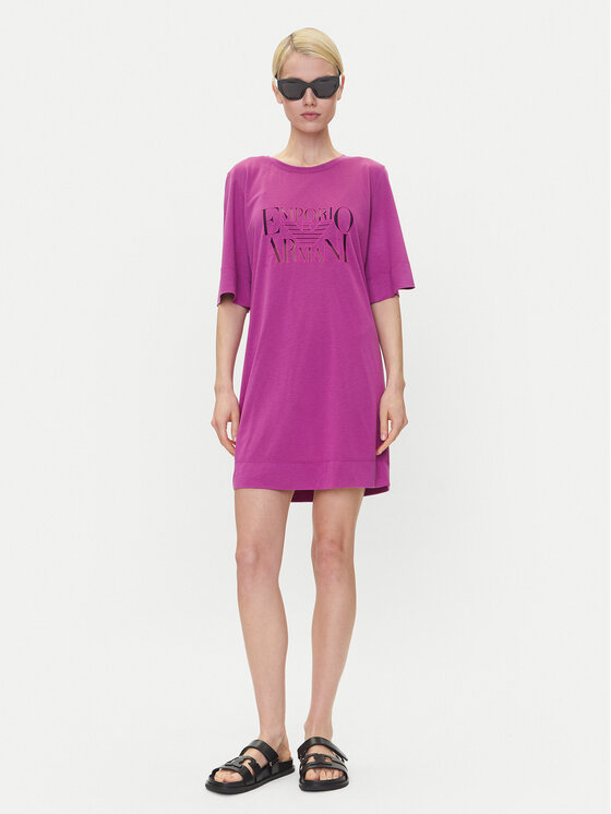 Emporio Armani Emporio Armani Haljina za svaki dan EW000618 AF12187 UA227 Ružičasta Loose Fit