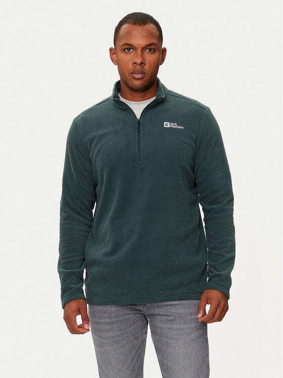 Jack Wolfskin Jack Wolfskin Fleecejacke Taunus 1709522 Grün Regular Fit
