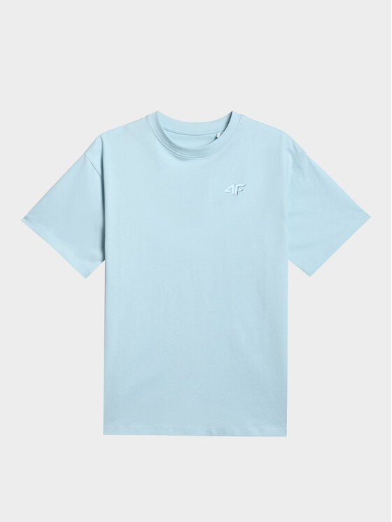 4F 4F T-Shirt SUMMER SPLASH Niebieski Loose Fit