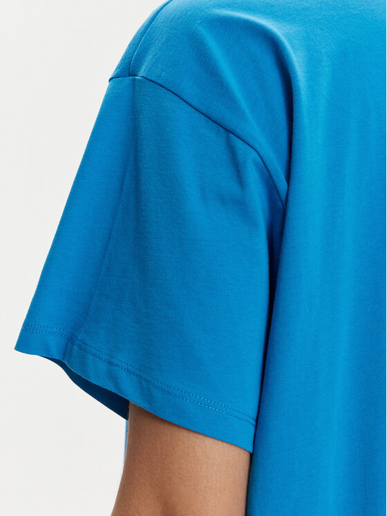 Pieces Pieces Vsakodnevna obleka Ria 17149328 Modra Loose Fit