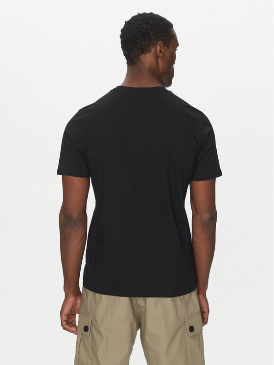 HUGO HUGO T-särk Durro 50538257 Must Regular Fit