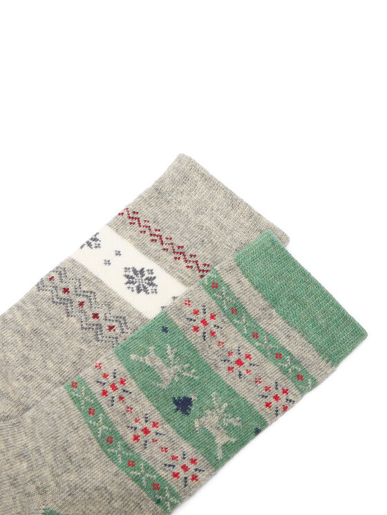 GINO ROSSI GINO ROSSI Dolge nogavice CEO_BR_GR_004_W_AW25 (2 PACK) Siva