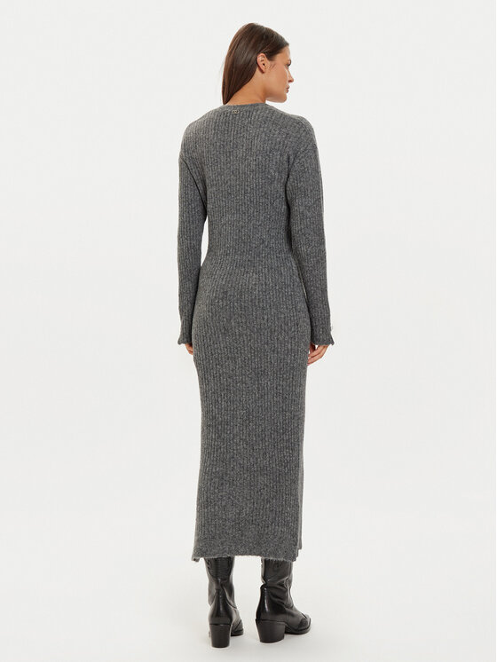 Liu Jo Liu Jo Úpletové šaty WF4532 MA57P Šedá Slim Fit