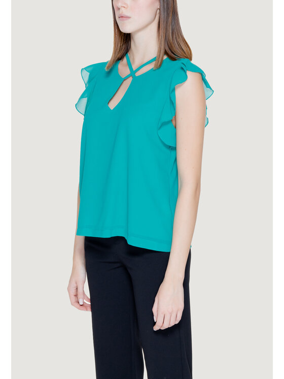Rinascimento Rinascimento Μπλουζάκι CFC0118792003 Πράσινο Short Fit