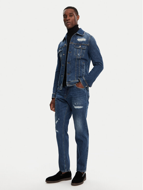 Dolce&Gabbana Dolce&Gabbana Geacă de blugi G9VZ8D G8LN5 Bleumarin Regular Fit