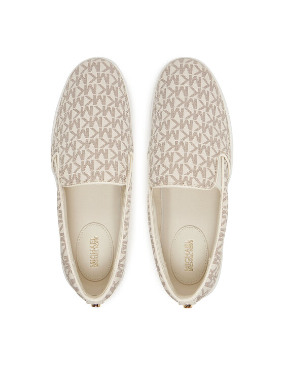 MICHAEL Michael Kors MICHAEL Michael Kors Гуменки Keaton Slip On 43F7KTFP1B Бежов
