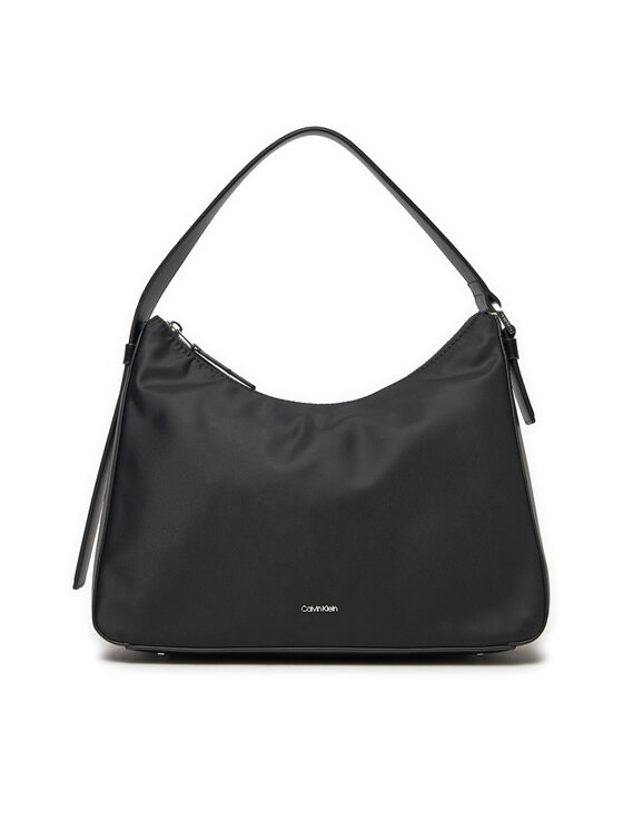 Calvin Klein Kabelka Ck Sense Md Shoulder Bag_Nylon K60K612797 Čierna