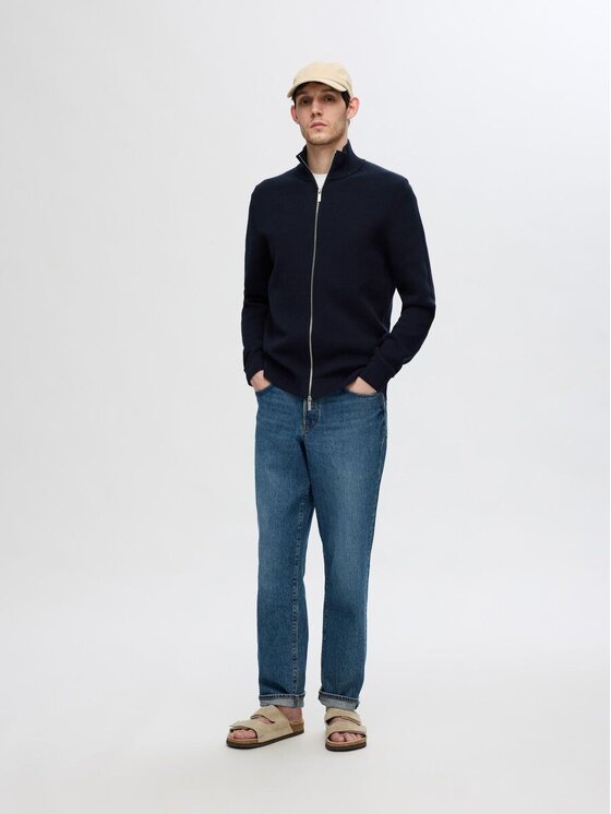 Selected Selected Felpa 16096883_navy Blu Regular Fit
