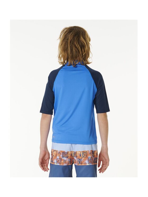 Rip Curl Rip Curl Koszulka do pływania Shock Upf S/S-Boy Niebieski
