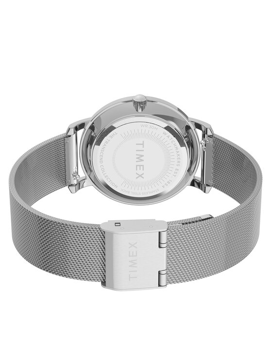 Timex Timex Zegarek City TW2V52400 Srebrny