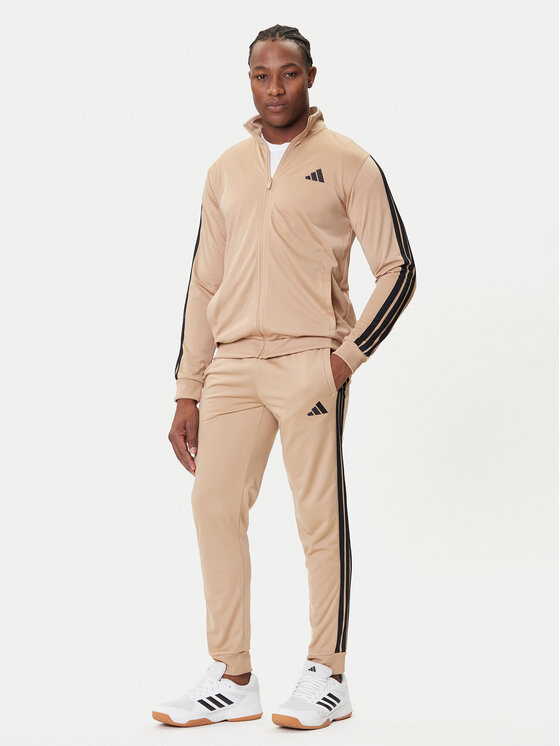 adidas Dres Basic 3-Stripes JX5501 Beżowy Regular Fit