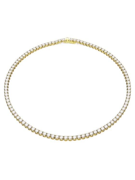 Swarovski Swarovski Naszyjnik Matrix Tennis 5681795 Złoty