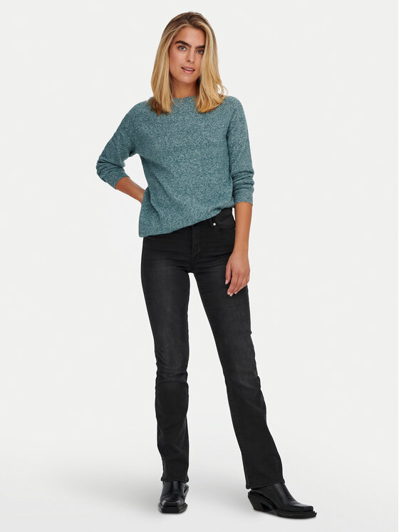 ONLY ONLY Džemper Rica 15204279 Zelena Regular Fit